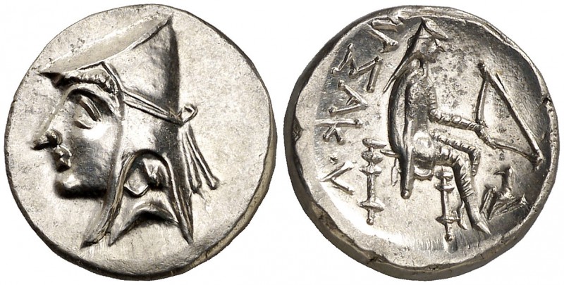 Imerpio Parto. Arsakes II (211-191 a.C.). Dracma. (S. 7324). 4,16 g. Bellísima. ...