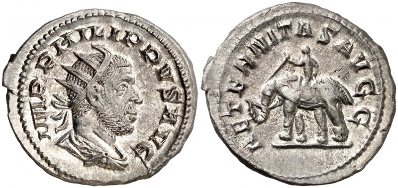 (247 d.C.). Filipo I. Antoniniano. (Spink 8921) (S. 17) (RIC. 58). 4,42 g. EBC-.