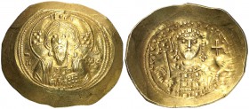 Miguel VII, Ducas (1071-1078). Constantinopla. Histamenon nomisma. (Ratto 2033) (S. 1868). 4,47 g. MBC+.