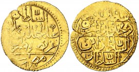 Año 2 (1775 d.C.). Egipto - Imperio Otomano. Abdul Hamid I. 1 zeri mahbub. (Fr. 46). 2,58 g. Pequeña grieta. (EBC-).