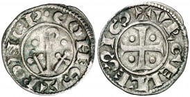 Comtat d'Urgell. Ponç de Cabrera (1236-1243). Agramunt. Diner. (Cru.V.S. 126.2) (Cru.C.G. 1943c). 0,83 g. MBC/MBC+.