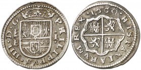 1660. Felipe IV. Segovia. . 1 real. (Cal. 1087). 3 g. Ex Áureo & Calicó 07/03/2013, nº 1163. Escasa. MBC.