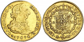 1787. Carlos III. Madrid. DV. 2 escudos. (Cal. 458). 6,74 g. Escasa. MBC+.