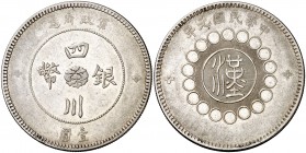 1 (1912). China. Szechuan. 1 dólar. (Kr. 456). 25,47 g. AG. EBC-.