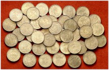 1944. 1 peseta. Lote de 46 monedas. A examinar. S/C-/S/C.