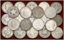 1932 a 1953. Cuba. 1 peso. AU. Lote de 78 monedas. A examinar. MBC-/MBC+.