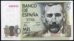 1979. 1000 pesetas. (Ed. E3) (Ed 477). 23 de octubre, Pérez Galdós. Sin serie nº 0000044. S/C.
