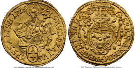Salzburg. Franz Anton gold 1/4 Ducat 1719 MS62 NGC, KM297, Fr-846. HID09801242017 © 2024 Heritage Auctions | All Rights Reserved
