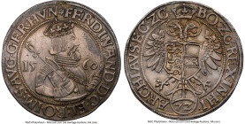 Ferdinand I Taler 1560 AU Details (Mount Removed) NGC, Hall mint, Dav-8025. HID09801242017 © 2024 Heritage Auctions | All Rights Reserved