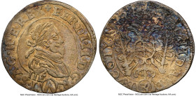 Ferdinand II 3 Kreuzer 1624-IIE XF Details (Environmental Damage) NGC, Saint Polten mint, Chevron mm, KM498. HID09801242017 © 2024 Heritage Auctions |...
