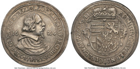 Archduke Leopold Taler 1624 AU Details (Cleaned) NGC, Hall mint, KM264.5, Dav-3330. HID09801242017 © 2024 Heritage Auctions | All Rights Reserved