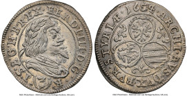 Ferdinand III 3 Kreuzer 1654 MS63 NGC, Graz mint, KM852. HID09801242017 © 2024 Heritage Auctions | All Rights Reserved