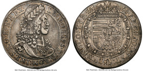 Leopold I Taler 1668 XF Details (Obverse Scratched) NGC, Hall mint, KM1238, Dav-3240. HID09801242017 © 2024 Heritage Auctions | All Rights Reserved