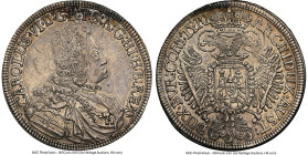 Karl VI 1/2 Taler ND (1711-1740) AU Details (Obverse Graffiti) NGC, Hall mint, KM1547. Accompanied by old auction tag. HID09801242017 © 2024 Heritage ...