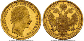 Franz Joseph I gold Ducat 1863-A MS61 NGC, Vienna mint, KM2264. HID09801242017 © 2024 Heritage Auctions | All Rights Reserved