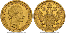 Franz Joseph I gold Ducat 1863-A UNC Details (Cleaned) NGC, Vienna mint, KM2264. HID09801242017 © 2024 Heritage Auctions | All Rights Reserved