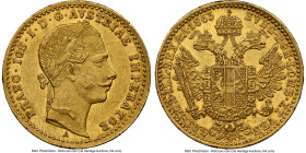 Franz Joseph I gold Ducat 1863-A AU Details (Reverse Cleaned) NGC, Vienna mint, KM2264. HID09801242017 © 2024 Heritage Auctions | All Rights Reserved