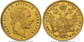Franz Joseph I gold Ducat 1866-A AU Details (Cleaned) NGC, Vienna mint, KM2265. First date. HID09801242017 © 2024 Heritage Auctions | All Rights Reser...