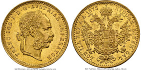 Franz Joseph I gold Ducat 1873 MS62 NGC, Vienna mint, KM2267. HID09801242017 © 2024 Heritage Auctions | All Rights Reserved