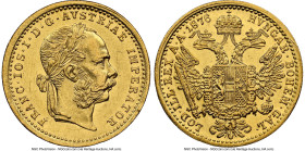 Franz Joseph I gold Ducat 1876 UNC Details (Obverse Rim Filed) NGC, Vienna mint, KM2267. HID09801242017 © 2024 Heritage Auctions | All Rights Reserved...
