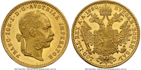 Franz Joseph I gold Ducat 1880 MS63 NGC, Vienna mint, KM2267. HID09801242017 © 2024 Heritage Auctions | All Rights Reserved