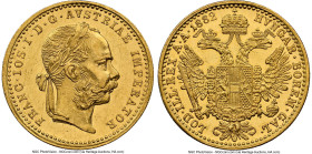 Franz Joseph I gold Ducat 1882 UNC Details (Obverse Cleaned) NGC, Vienna mint, KM2267. HID09801242017 © 2024 Heritage Auctions | All Rights Reserved