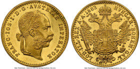 Franz Joseph I gold Ducat 1883 UNC Details (Bent) NGC, Vienna mint, KM2267. HID09801242017 © 2024 Heritage Auctions | All Rights Reserved