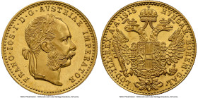 Franz Joseph I gold Restrike Ducat 1915 MS66 NGC, Vienna mint, KM2267. HID09801242017 © 2024 Heritage Auctions | All Rights Reserved