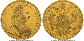Franz Joseph I gold 4 Ducat 1892 UNC Details (Scratches) NGC, Vienna mint, KM2276. HID09801242017 © 2024 Heritage Auctions | All Rights Reserved