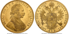 Franz Joseph I gold 4 Ducat 1905 UNC Details (Obverse Scratched) NGC, Vienna mint, KM2276. HID09801242017 © 2024 Heritage Auctions | All Rights Reserv...