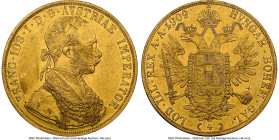 Franz Joseph I gold 4 Ducat 1909 AU Details (Cleaned) NGC, Vienna mint, KM2276. HID09801242017 © 2024 Heritage Auctions | All Rights Reserved