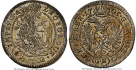 Leopold I 3 Kreuzer 1705-GE UNC Details (Obverse Scratched) NGC, Prague mint, KM590. HID09801242017 © 2024 Heritage Auctions | All Rights Reserved
