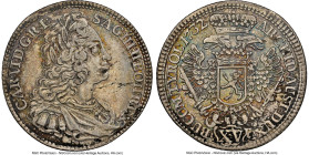 Karl VI 15 Kreuzer 1732 XF45 NGC, Prague mint, KM715. HID09801242017 © 2024 Heritage Auctions | All Rights Reserved