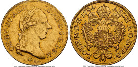 Joseph II gold Ducat 1786-G AU Details (Cleaned) NGC, Nagybanya-Neustadt mint, Fr-204, Huszar-1866. HID09801242017 © 2024 Heritage Auctions | All Righ...