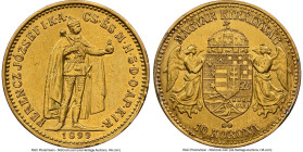 Franz Joseph I gold 10 Korona 1899-KB AU Details (Removed From Jewelry) NGC, Kormoczbanya mint, KM485. HID09801242017 © 2024 Heritage Auctions | All R...