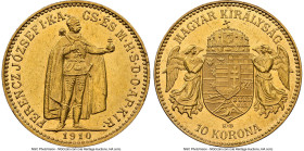 Franz Joseph I gold 10 Korona 1910-KB UNC Details (Cleaned) NGC, Kormoczbanya mint, KM485. HID09801242017 © 2024 Heritage Auctions | All Rights Reserv...