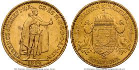 Franz Joseph I gold 20 Korona 1894-KB MS61 NGC, Kremnica mint, KM486. HID09801242017 © 2024 Heritage Auctions | All Rights Reserved