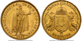 Franz Joseph I gold 20 Korona 1903-KB MS61 NGC, Kremnica mint, KM486. HID09801242017 © 2024 Heritage Auctions | All Rights Reserved