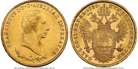 Lombardy - Venetia. Franz I gold Sovrano 1831-A MS64 NGC, Vienna mint, KM-C11.2. A top-tier specimen boasting rich, golden resplendence and preserved ...