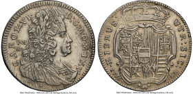 Naples & Sicily. Carlo VI 60 Grana 1733 VMA-DCG XF Details (Cleaned) NGC, Naples mint, KM142. HID09801242017 © 2024 Heritage Auctions | All Rights Res...