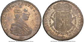 Tuscany. Pietro Leopoldo Francescone (10 Paoli) 1786 XF40 NGC, KM-C24.4, Dav-1517. Last year of two year type. HID09801242017 © 2024 Heritage Auctions...