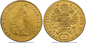 Maria Theresia gold 2 Ducat 1770 H-G XF Details (Damaged) NGC, Alba Iulia mint, KM650, Resch-172. HID09801242017 © 2024 Heritage Auctions | All Rights...