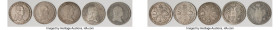 5-Piece Lot of Uncertified Talers Fine-VF (Cleaned, Scratches), Includes Italian and Austrian issues from (1) 1793, (1) 1794, (1) 1800, (1) 1819, and ...