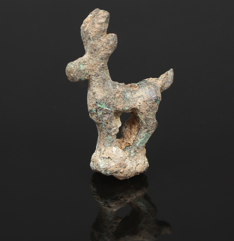 Bronze Age, Luristan ibex figurine

ITEM: Ibex figurine
 MATERIAL: Bronze
 C...