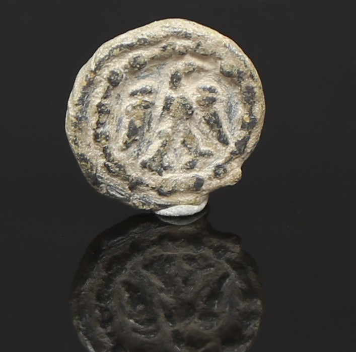 Roman tessera depicting an eagle

ITEM: Tessera depicting an eagle
 MATERIAL:...