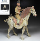 Chinese, Tang dynasty statuette of a Sogdian rider with Thermoluminescence test (TL)