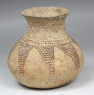 Bronze Age, Cypriot pot with painted decoration of hatched triangles