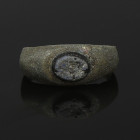 Roman ring with nicolo intaglio