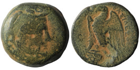 Ptolemaic Kingdom. Ptolemy II. Philadelphos. (260-246 BC). Æ Obol. Alexandria. artificial sandpatina. 23mm, 10,91g