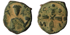 Crusader States. Principality of Antioch. Tancred, regent, (1101-1112). Follis. artificial sandpatina. 19mm, 2,48g